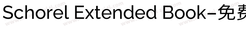 Schorel Extended Book字体转换